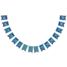 Banderoll för bassäng Pawty Bunting Banner