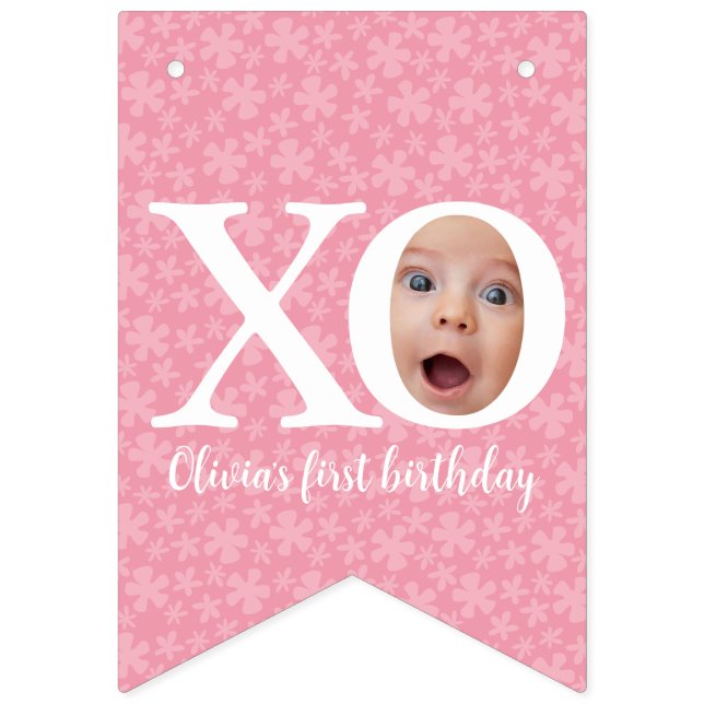 Banderoll för buntbanderoll på roligten Lycklig an Vimplar (Första flaggan)