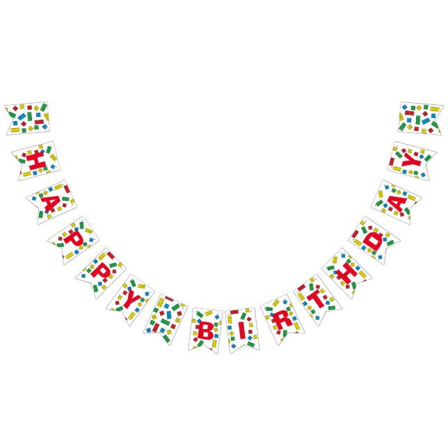 Banderoll för buntning av Byggnad-block Vimplar (Alla)