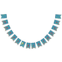 Banderoll för Fairy Party Bunting Flagga (Grattis 