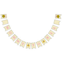 Banderoll för Flagga för Bee Baby Shower