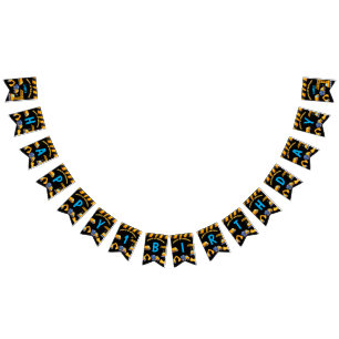 Banderoll för födelsedagsfest av lastbilar-pojkar vimplar