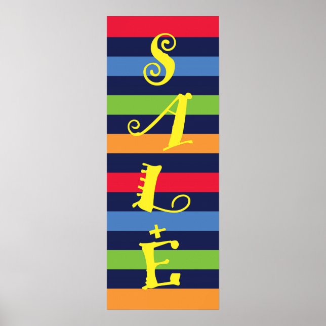 Banderoll för försäljningslager poster (Framsidan)