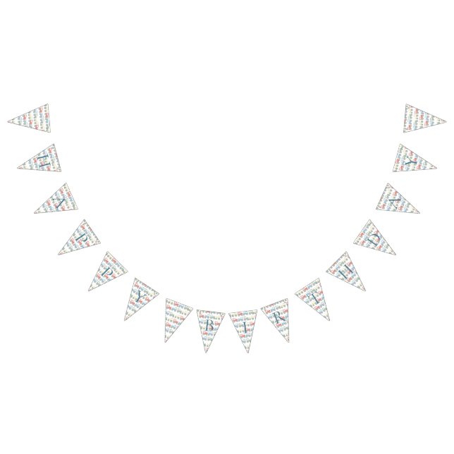 Banderoll för grattis på födelsedagen-traktor vimplar (Alla)