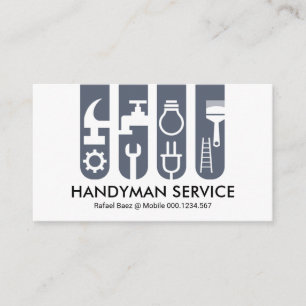 Banderoll för Handyman Verktyg Visitkort