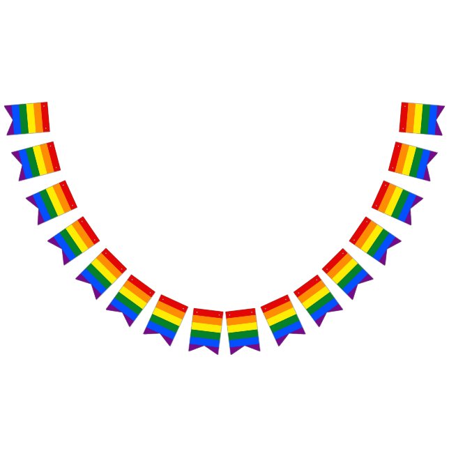 Banderoll för HBT-pridets flagga (Alla)