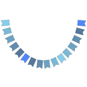 Banderoll för himmel Blue till Blueberry Gradient Vimplar