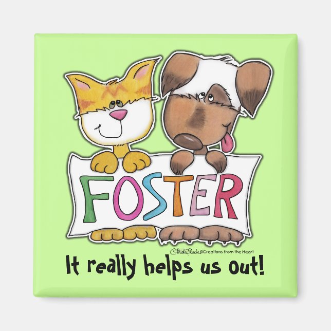 Banderoll för hund- och kattlåst magnet (Framsidan)
