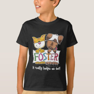 Banderoll för hund- och kattlåst tee shirt