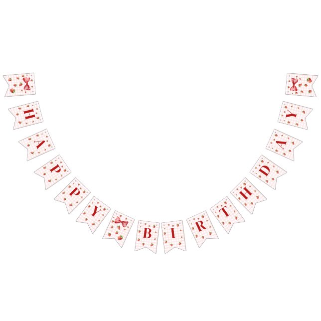 Banderoll för jordgubbe vimplar (Alla)