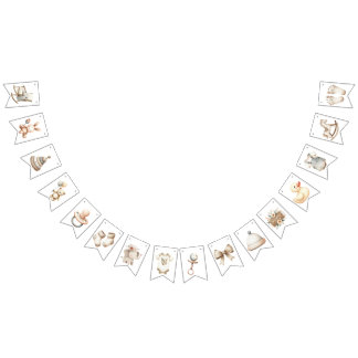 Banderoll för neutraltens babyskor vimplar