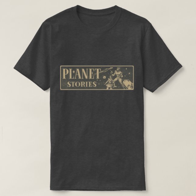 Banderoll för planetartiklar t-shirt (Design framsida)