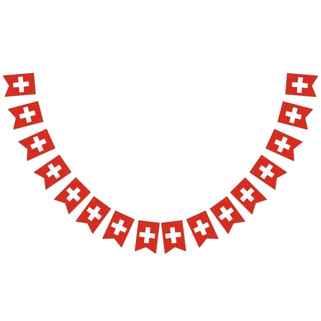 Banderoll för schweiziska flagga (Alla)