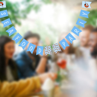 Banderoll för sjömatsbuntning vimplar