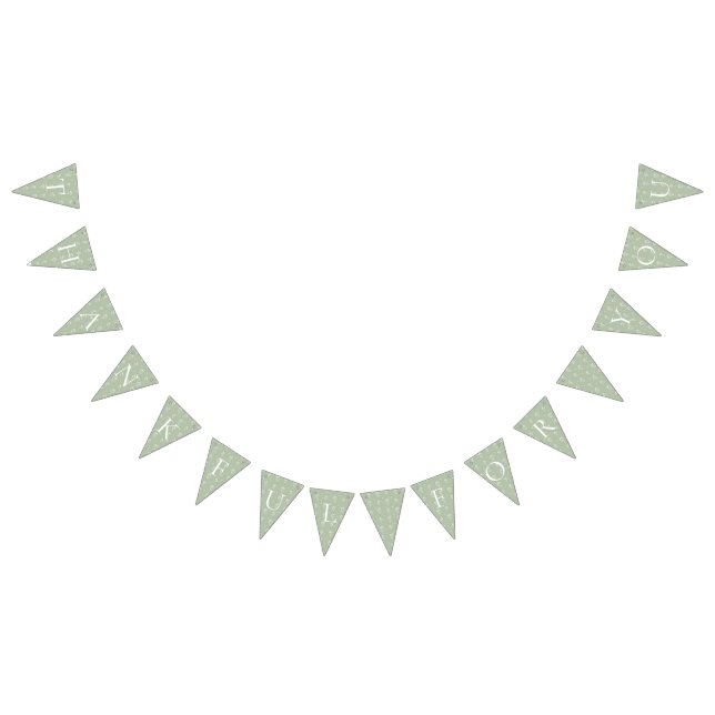 Banderoll för tacksam thanksgiving vimplar (Alla)