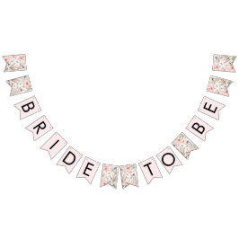 Banderoll för vattenfärgsfärgning för Rosa Möhipp Vimplar