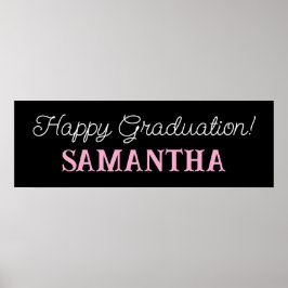 Banderoll lycklig Studenten, Studentfest Decor Poster