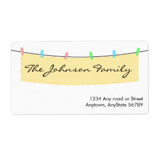 Banderolladressetikett Fraktsedel