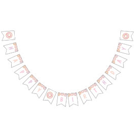 Banderollbanderollen Donut Grow Up Grattis på föde Vimplar