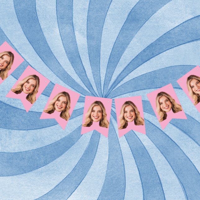 Banderollen Ansikte, Anpassningsbar Ansikte Banner Vimplar (Skapare uppladdad)