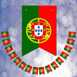Banderoller i flagga och Portugal party / bröllop