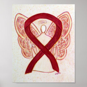 Bandet av brinnande medvetande - klibbning Angel P Poster