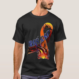 Bandet för CRPS RSD flammar skjortan T-shirt