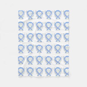Bandet Mjuka blanketter för periwinkle Angel Aware Fleecefilt