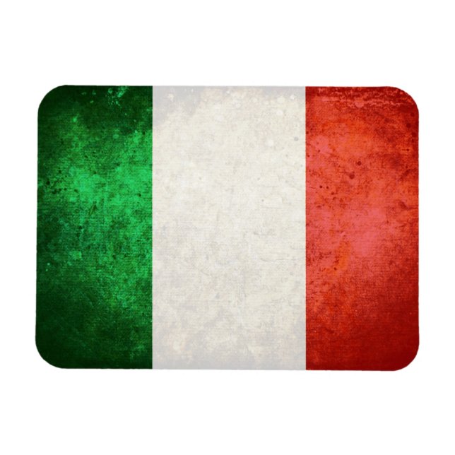 bandiera Italia Magnet (Horisontell)
