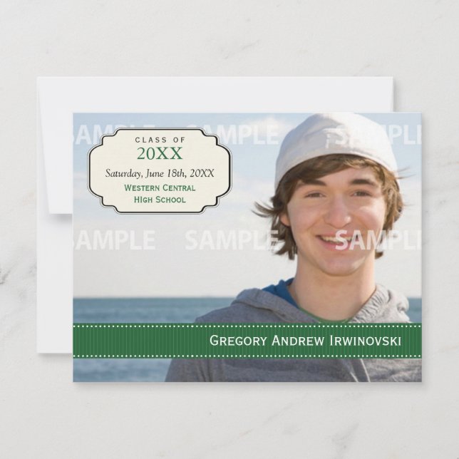 Bandinbjudan till Studenten Inbjudningar (Framsida)