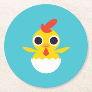 Bandit chicken underlägg papper rund