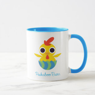Bandit för Peekabooladugårdpåsk chicken 2 Mugg