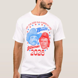 Bandit och Snögubbe 2028 Bra Old American Life T Shirt