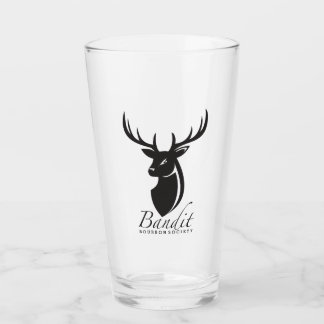 Bandit pint glass glaskopp