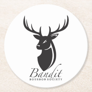 Bandit Round Underlägg Papper Rund