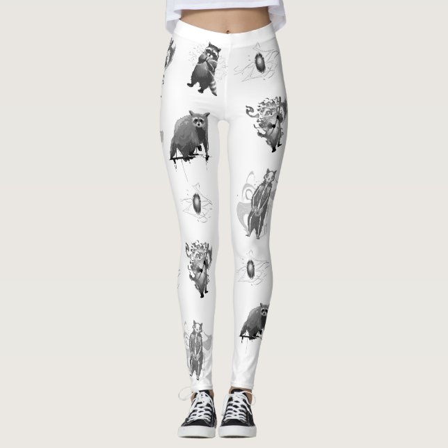 Bandit the Raccoon Leggings (Framsida)