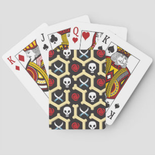 Bandit Theme Mönster Spel Kort