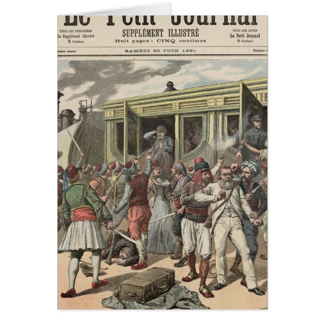 Banditer i Orienten Hälsningskort (Framsidan)