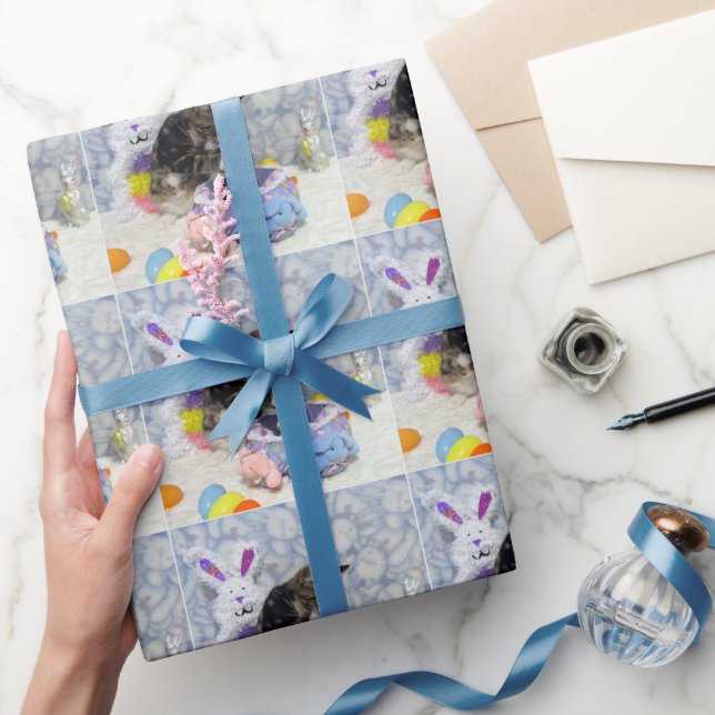 Bandit's Påsk Wrapping Papper - Katt / Kitten Presentpapper (Gåvor)