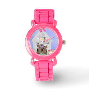 Bandklocka i Yorkie glitter Armbandsur
