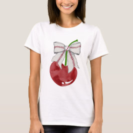 Bandkolsskorgen för körsbär t shirt