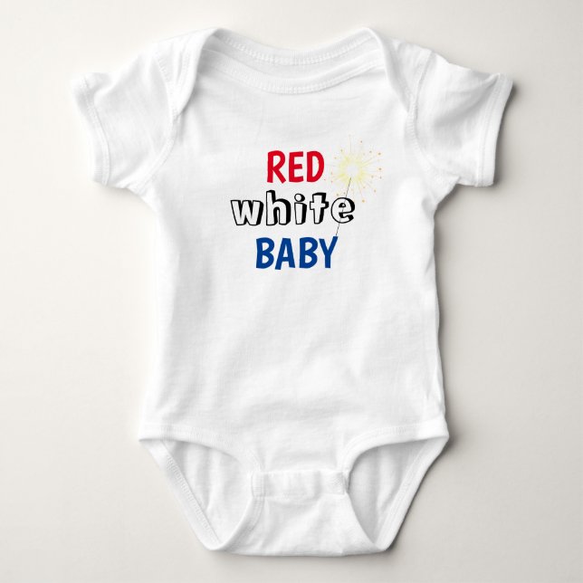 Bandkostymen baby 4 juli t shirt (Framsida)