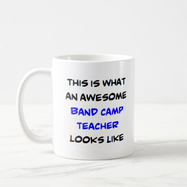 Bandlägerlärare, fantastisk kaffemugg (Vänster)