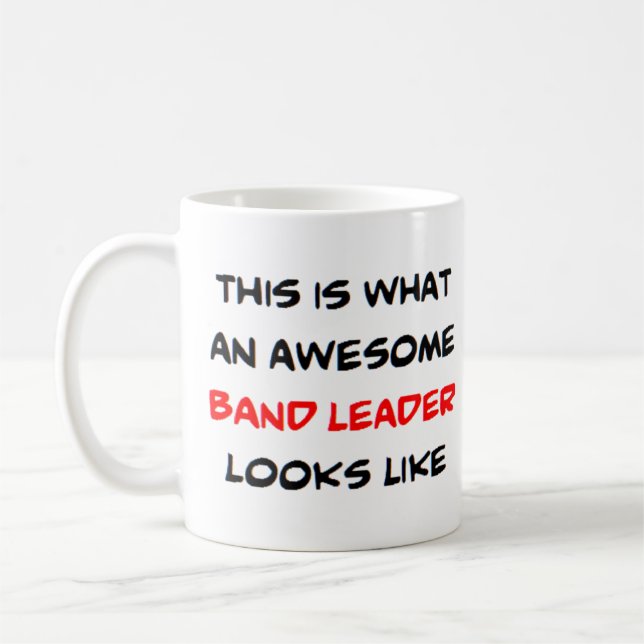 bandledare, fantastisk kaffemugg (Vänster)