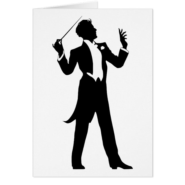 Bandledare Hälsningskort (Framsidan)