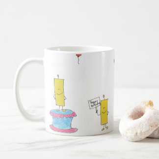Bandljus och barrband kaffemugg