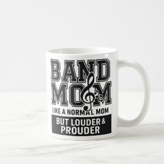Bandmamma som en vanlig mamma men högre och stolta kaffemugg