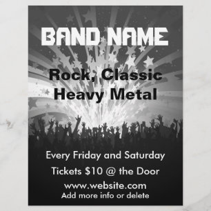 Bandmusikkonsert Flyer
