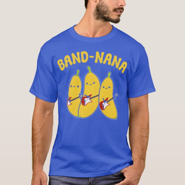 Bandnana Guitarist funny T Shirt (Framsida)