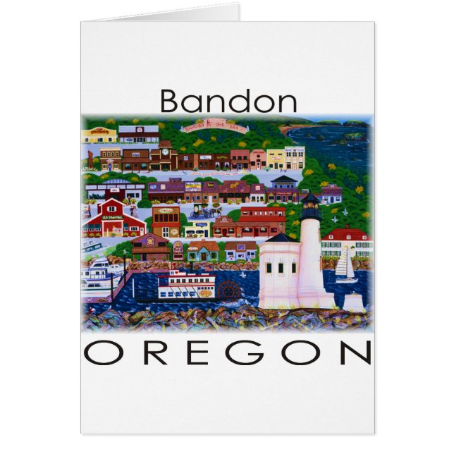 Bandon by Sea~ Hälsningskort (Framsidan)